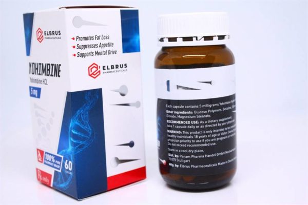 Yohimbine (Elbrus Pharma) (60 Kapsuła x 5mg) - obrazek 3