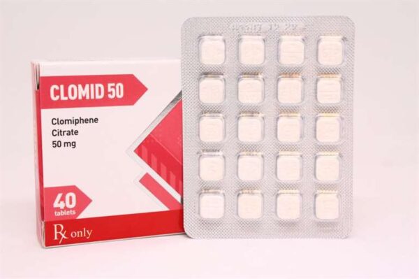 Clomiphene (Clomid) (Elbrus Pharma) (40 Tabletki x 50mg) - obrazek 3